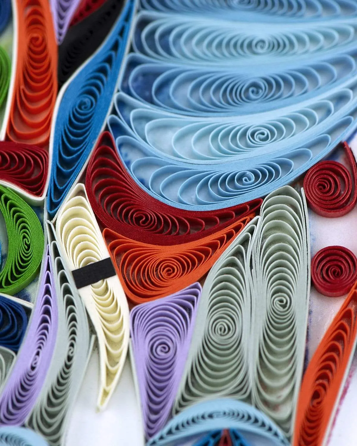 Quilled Abstract Elephant Greeting Card