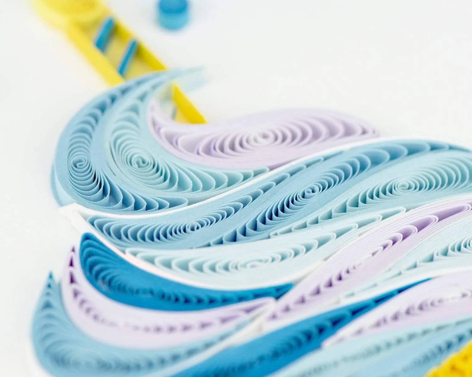Quilled Cupcake & Candle Birthday Card