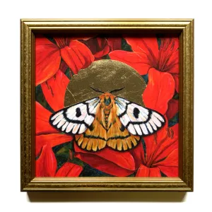 "Expand" Sheep Moth Embellished Print