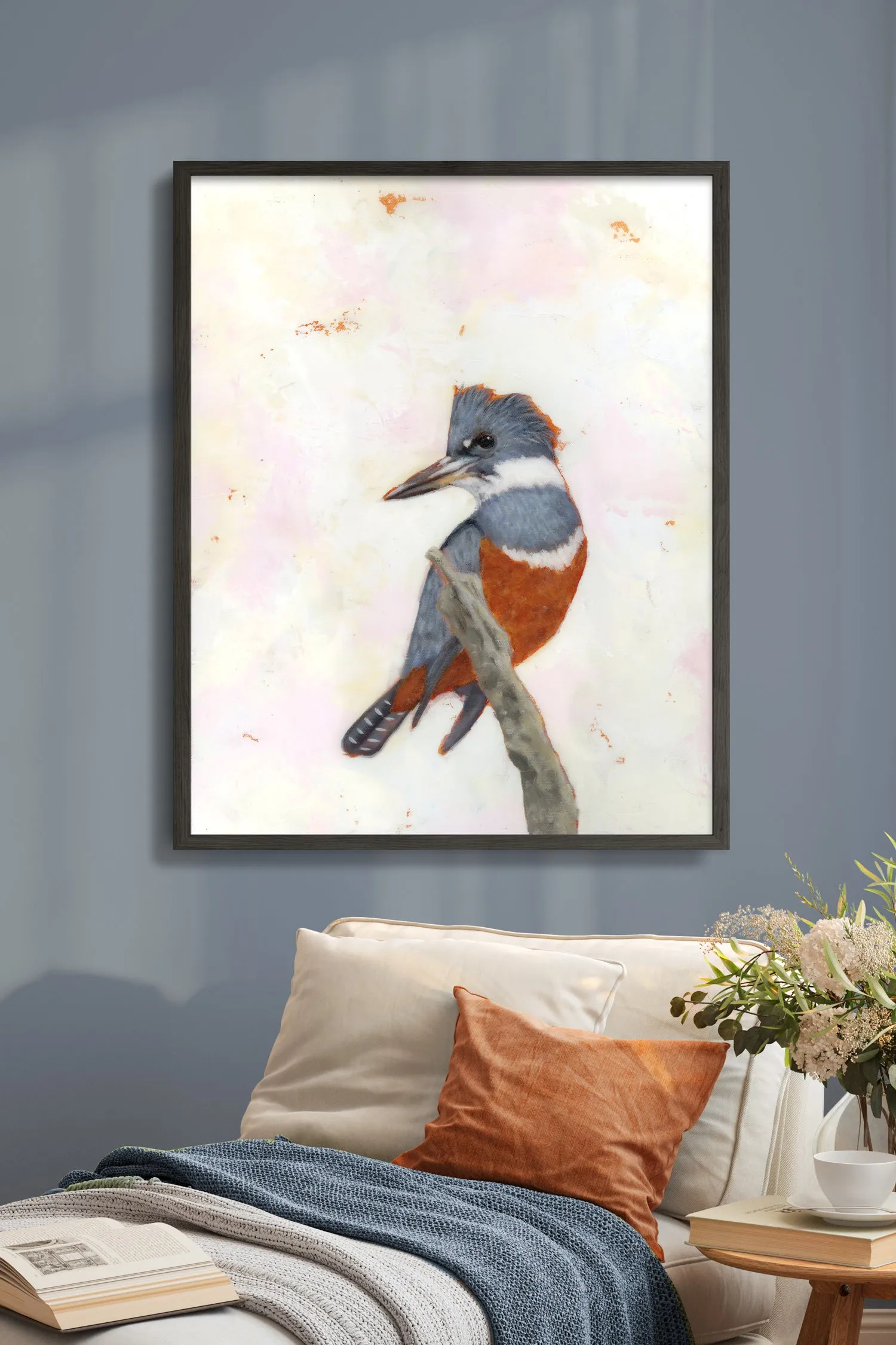 "Kingfisher" Bird Art Print