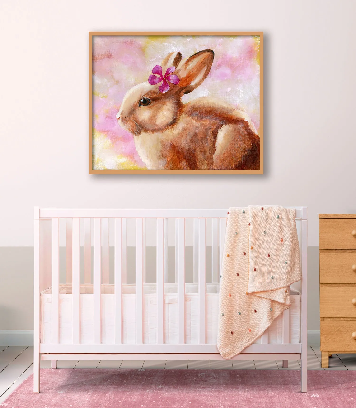 "Spring" Bunny Art Print