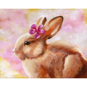 "Spring" Bunny Art Print