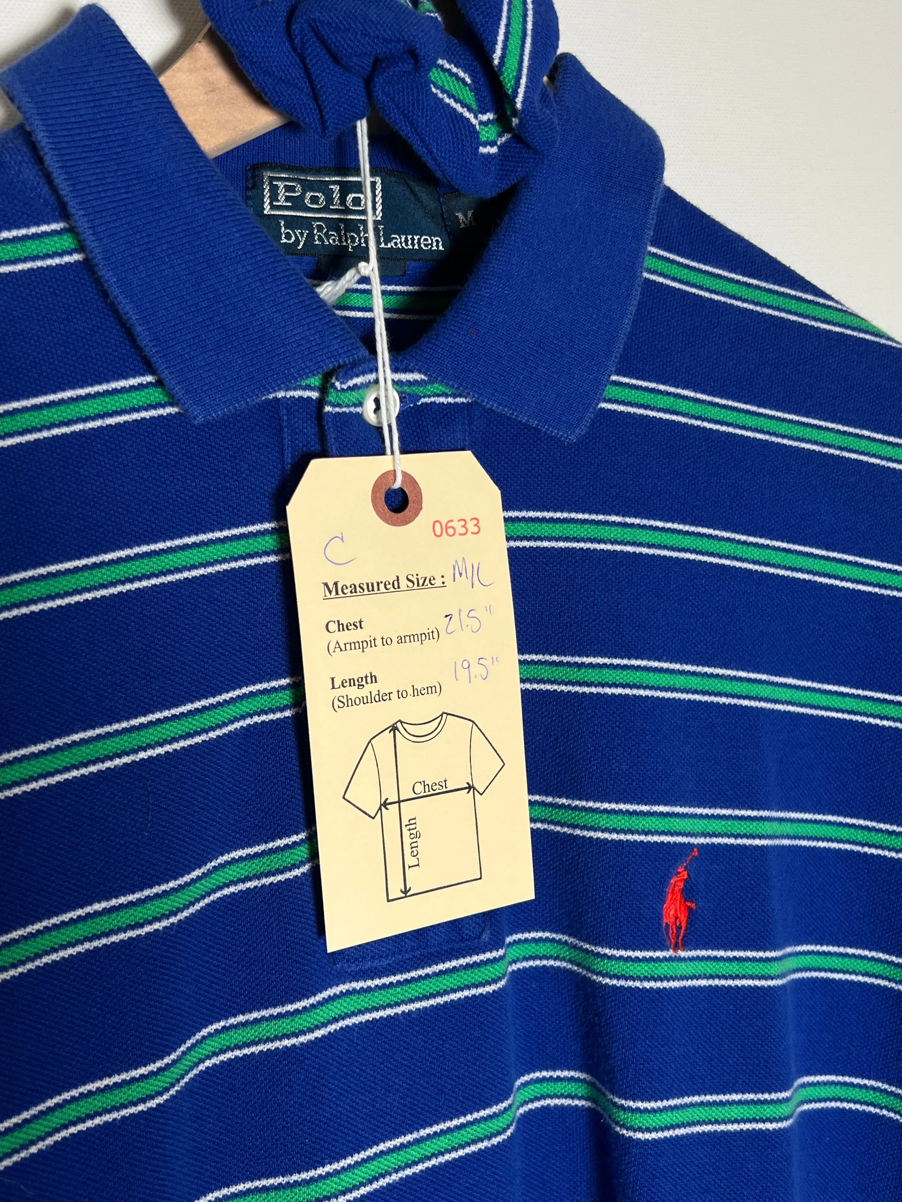 Ralph Lauren Striped Crop Polo Set (M/L)