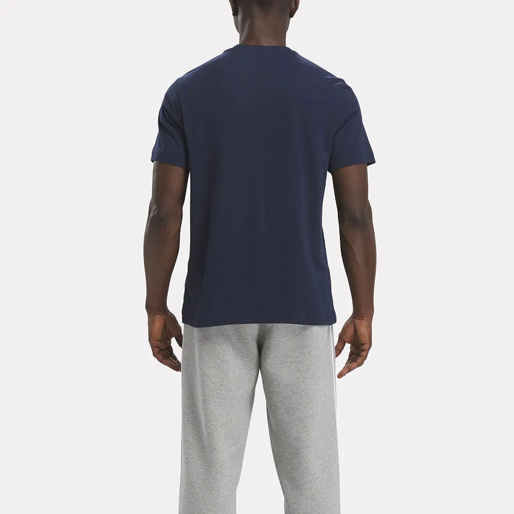 Reebok Mens ID Stacked Logo Tee