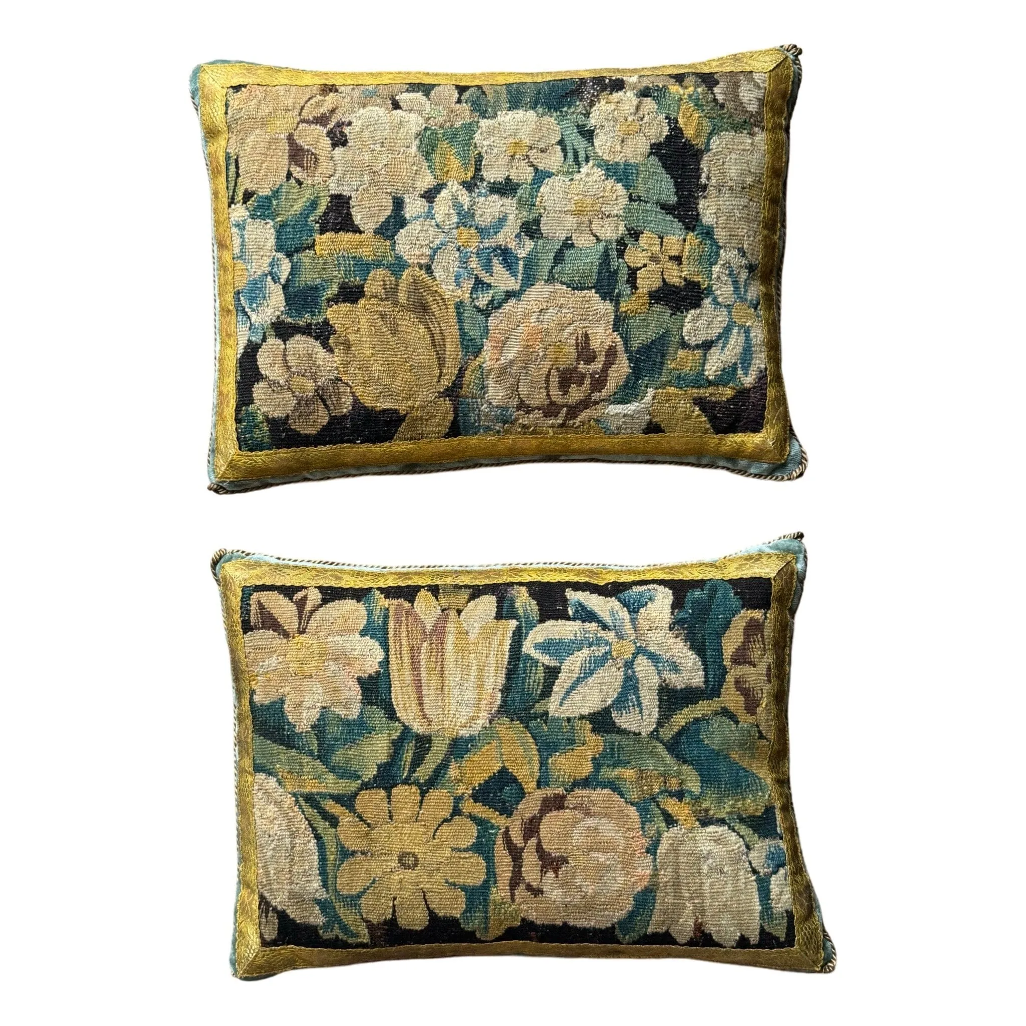 RESERVED: Antique Flemish Tapestry Fragment (#T132123B | 20 x 14”)