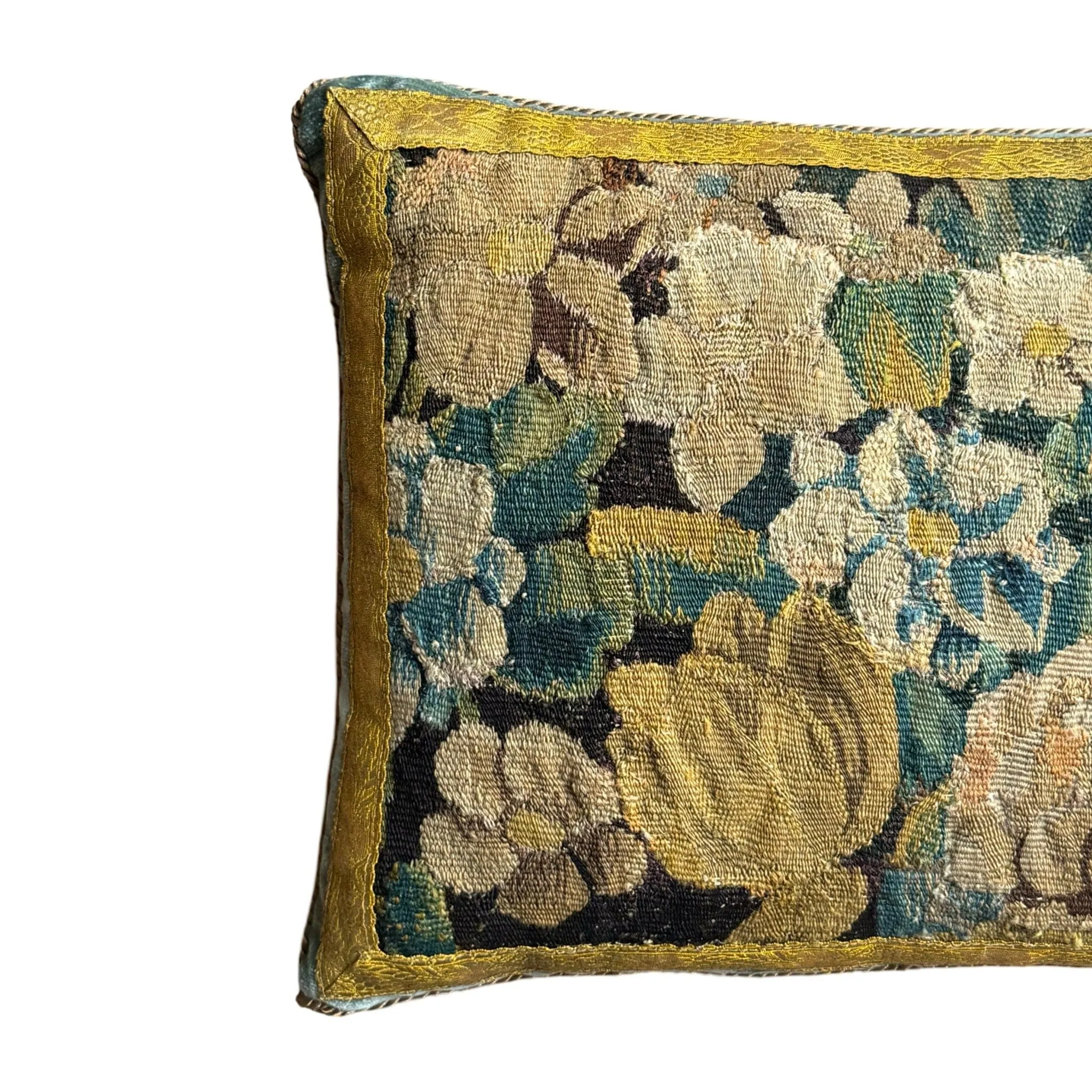 RESERVED: Antique Flemish Tapestry Fragment (#T132123B | 20 x 14”)