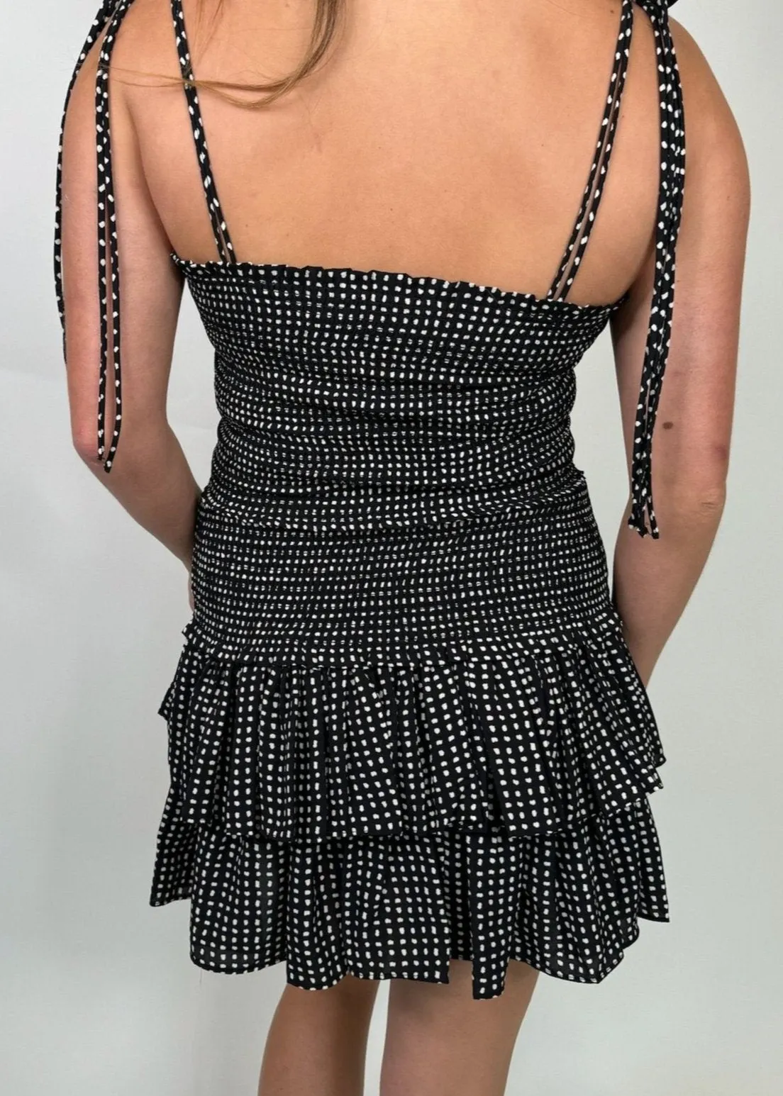 Reset Marley Dot Skirt Black/White