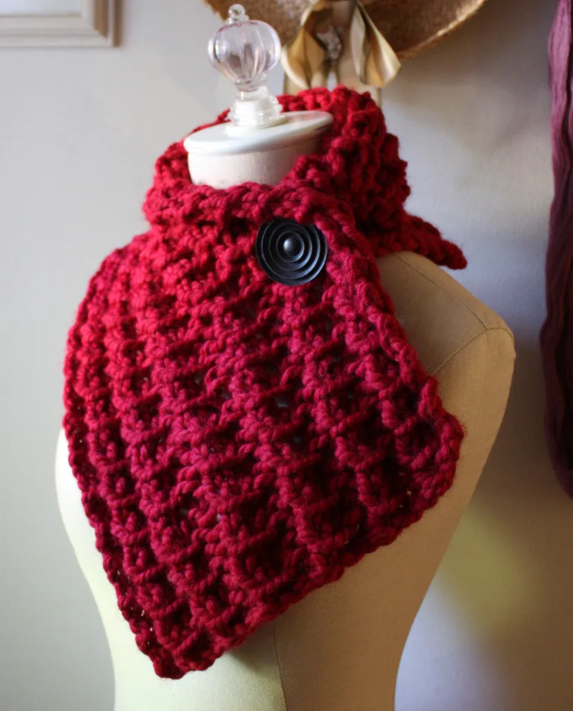 Ridgely Cowl Neckwarmer Knitting Pattern