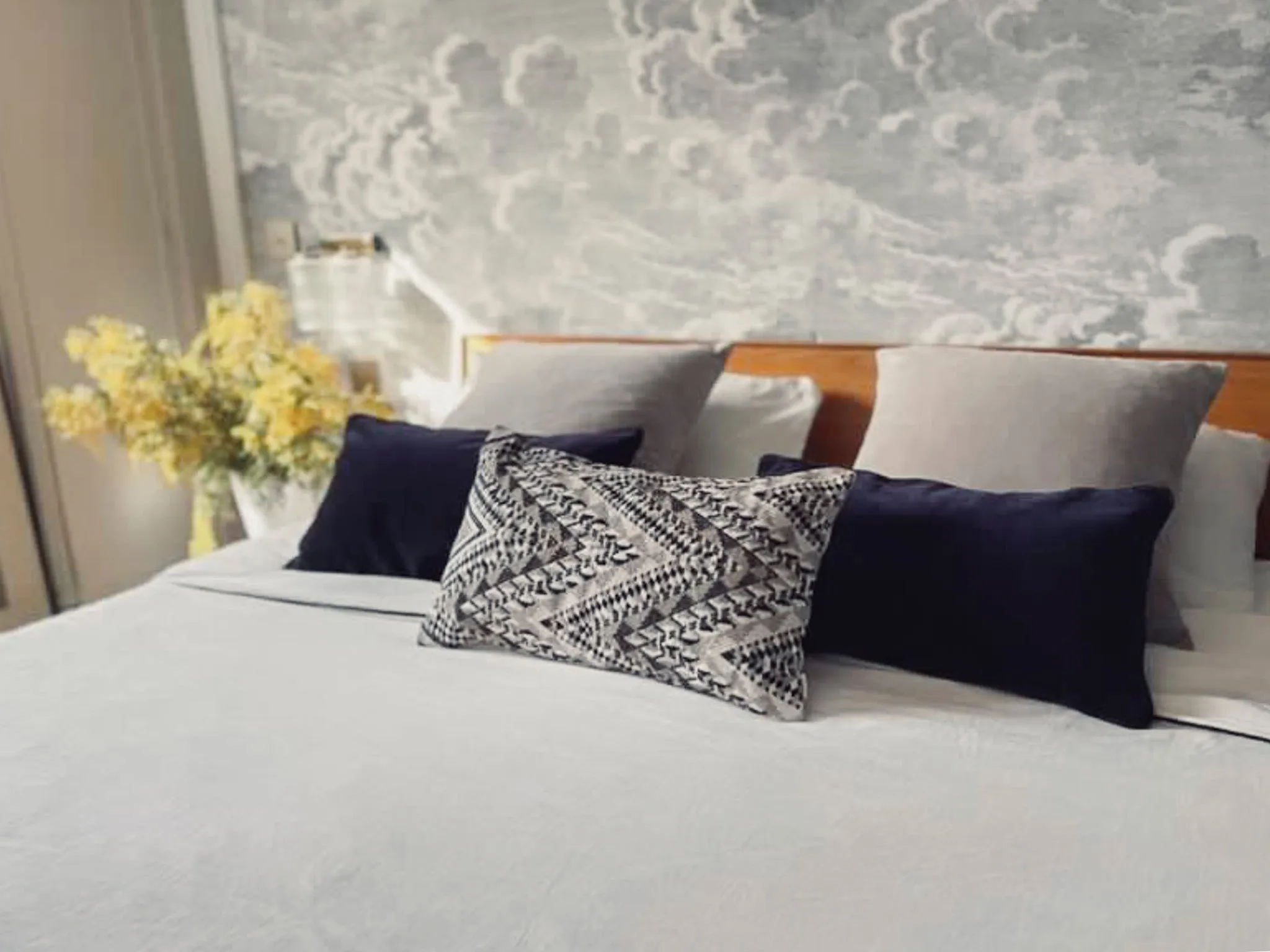 Rios Pillow, Navy Blue
