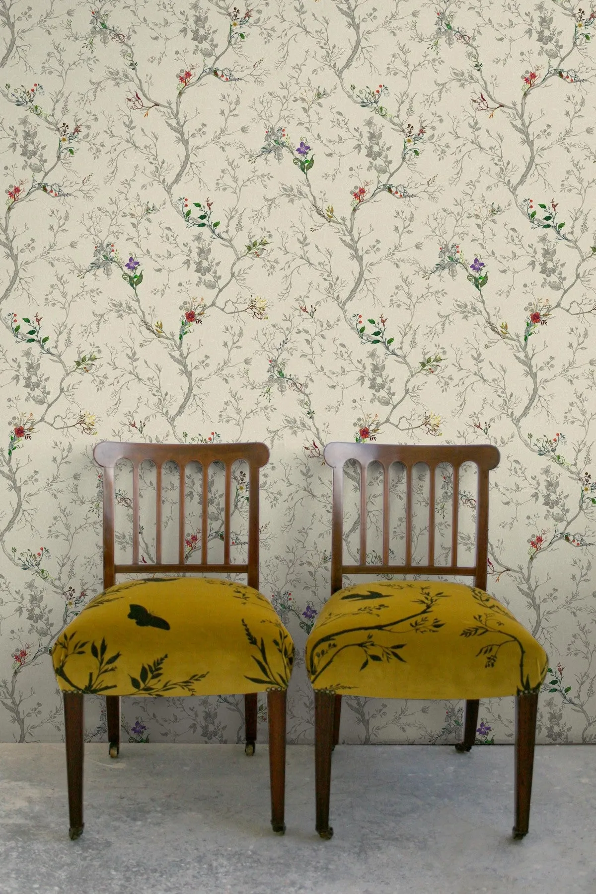 ruskin floral wallpaper