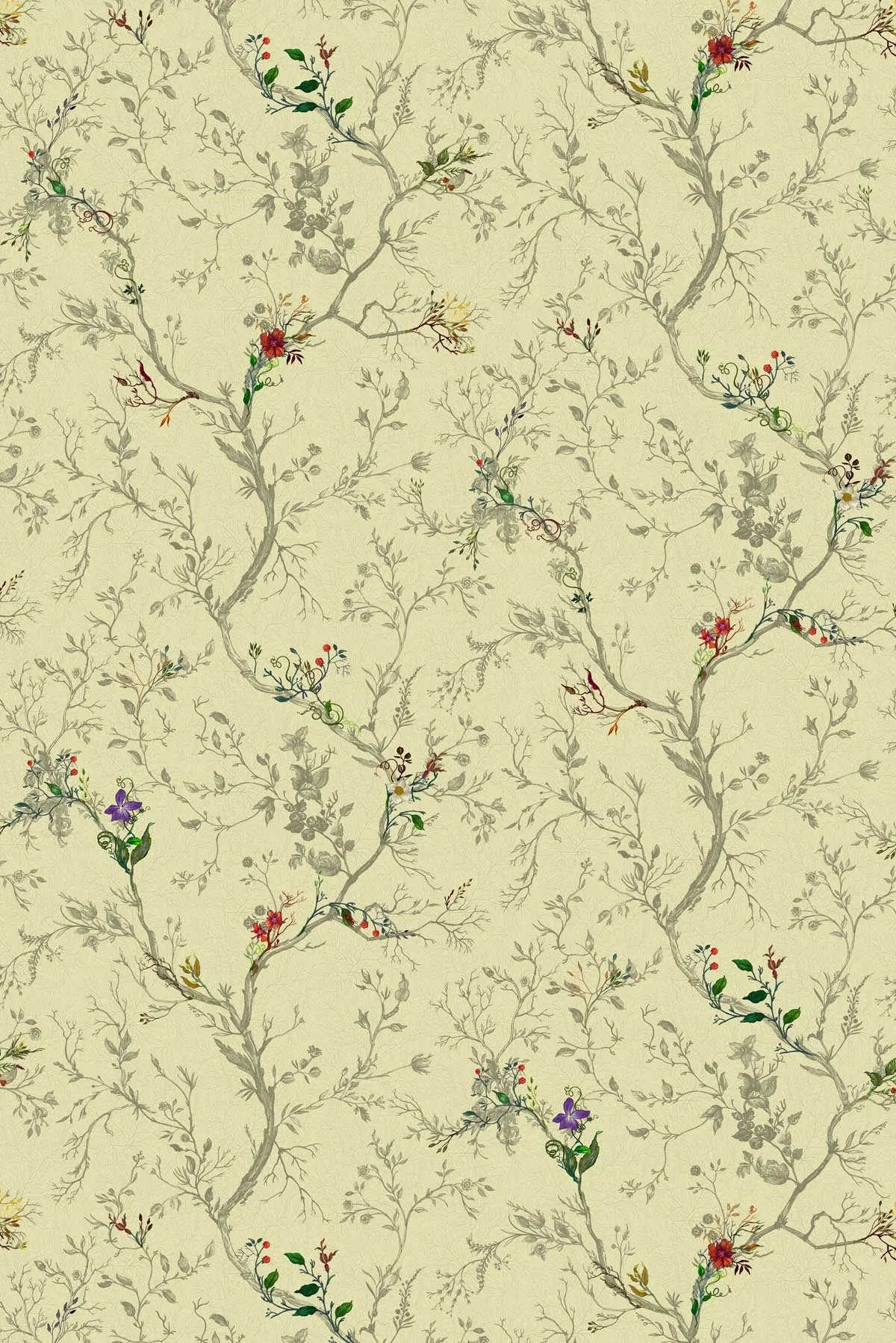 ruskin floral wallpaper
