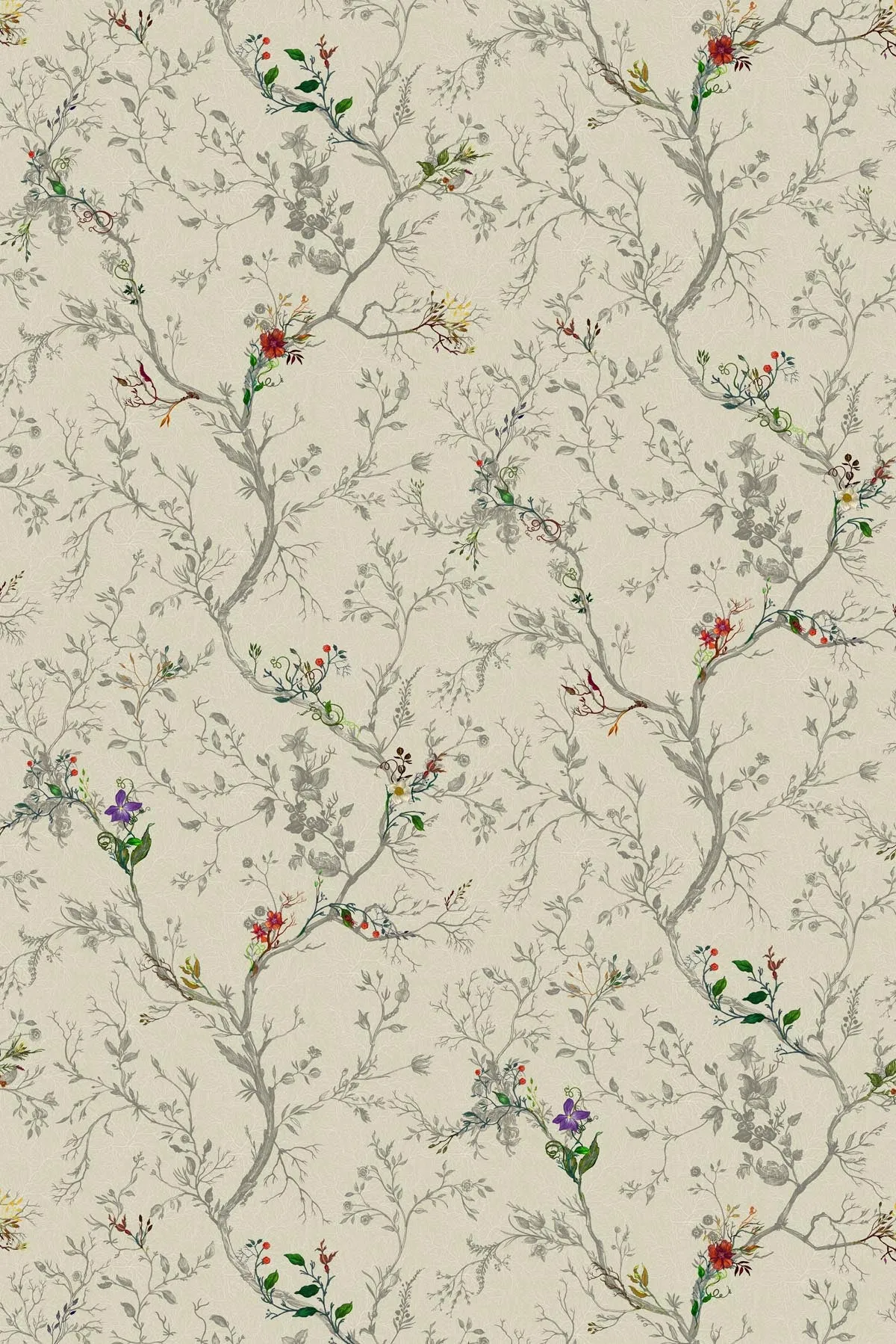 ruskin floral wallpaper