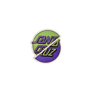 Santa Cruz Double Dot Sticker - Lilac/Green