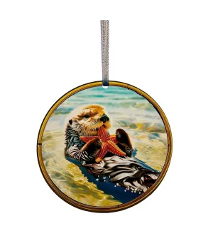 Sea Otter, Acrylic Window Ornament #SC369