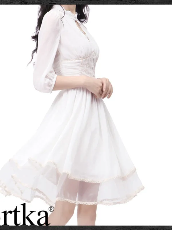 sea-through romantic dress