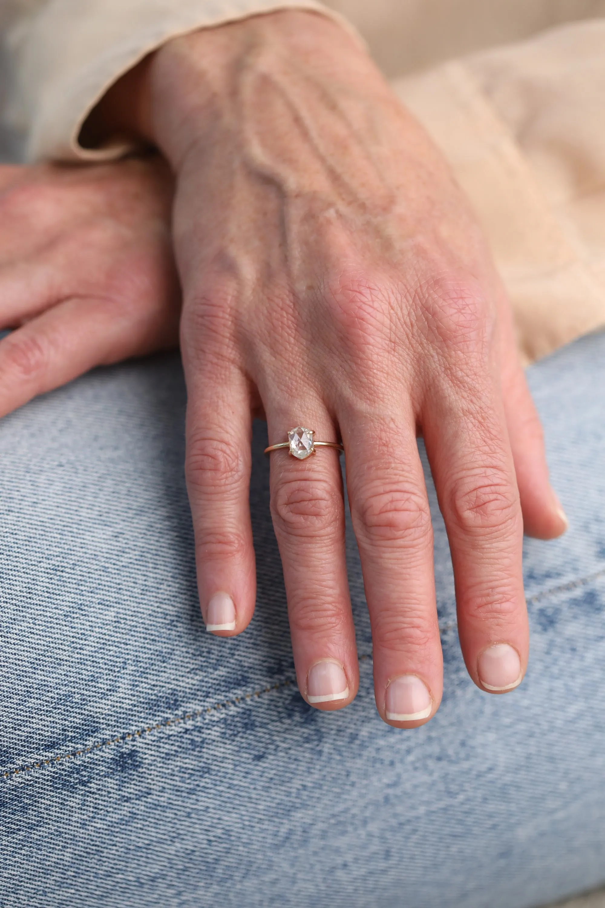 Sensational Rose Cut Diamond Ring