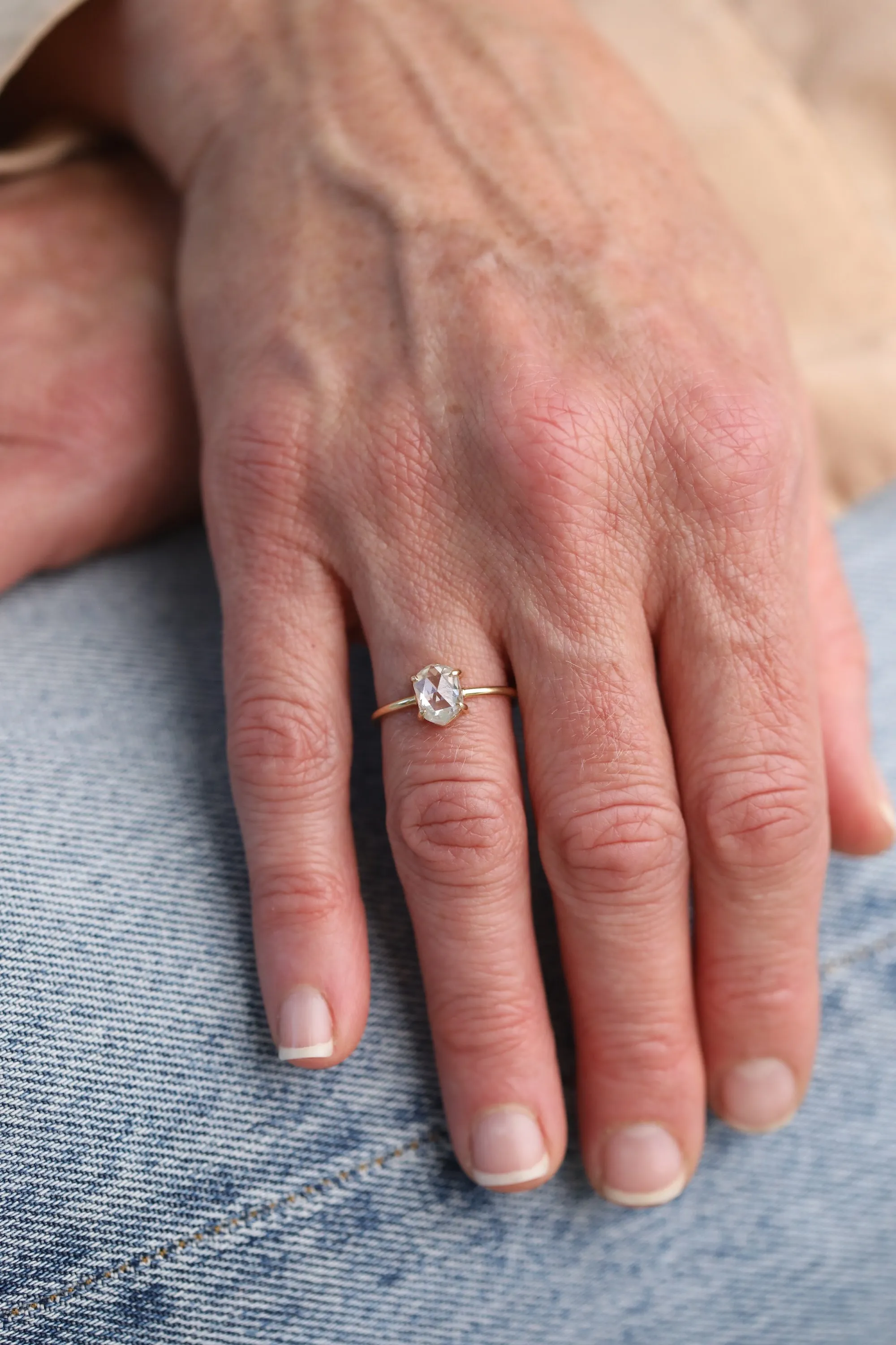 Sensational Rose Cut Diamond Ring