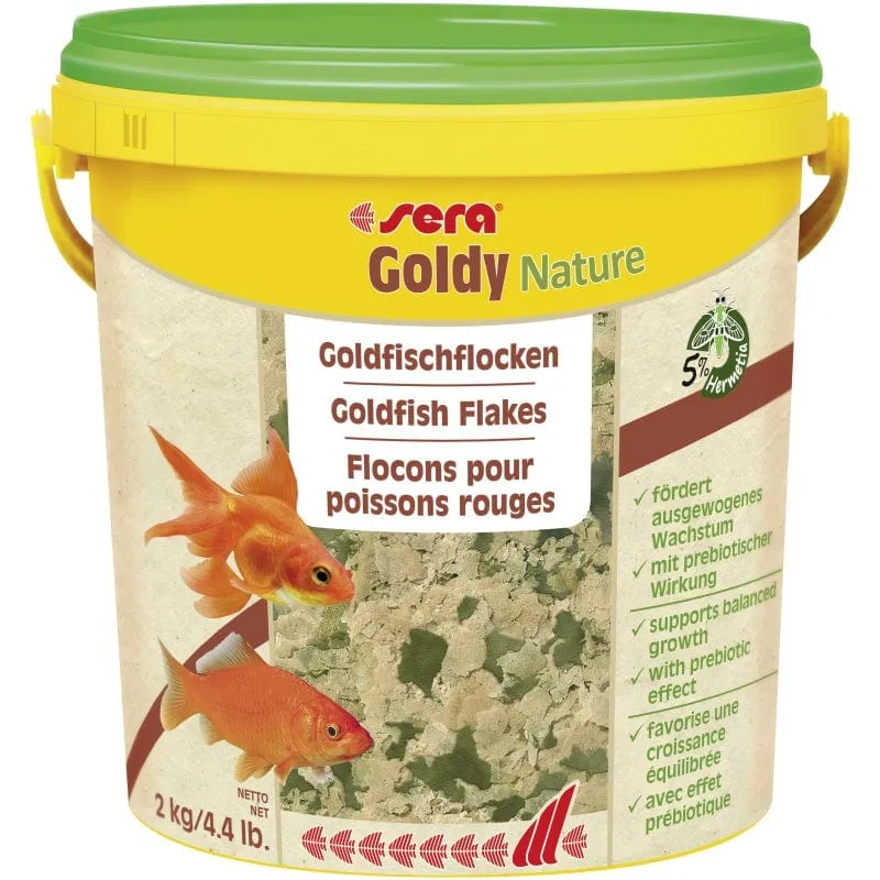 Sera Goldy Nature - Goldfish Flakes 10L