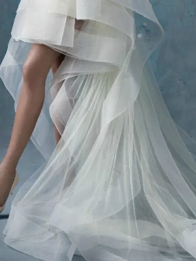 Short Sleeves Lace Beach Wedding Dress