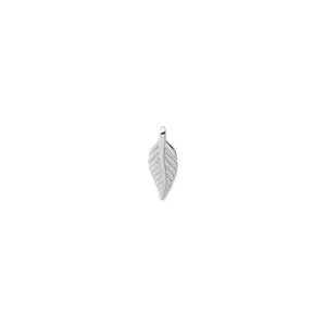 Silver Leaf Charm