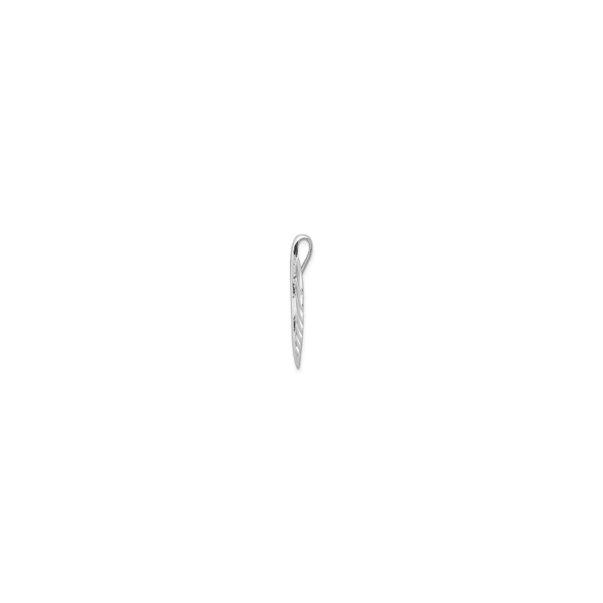 Silver Leaf Charm
