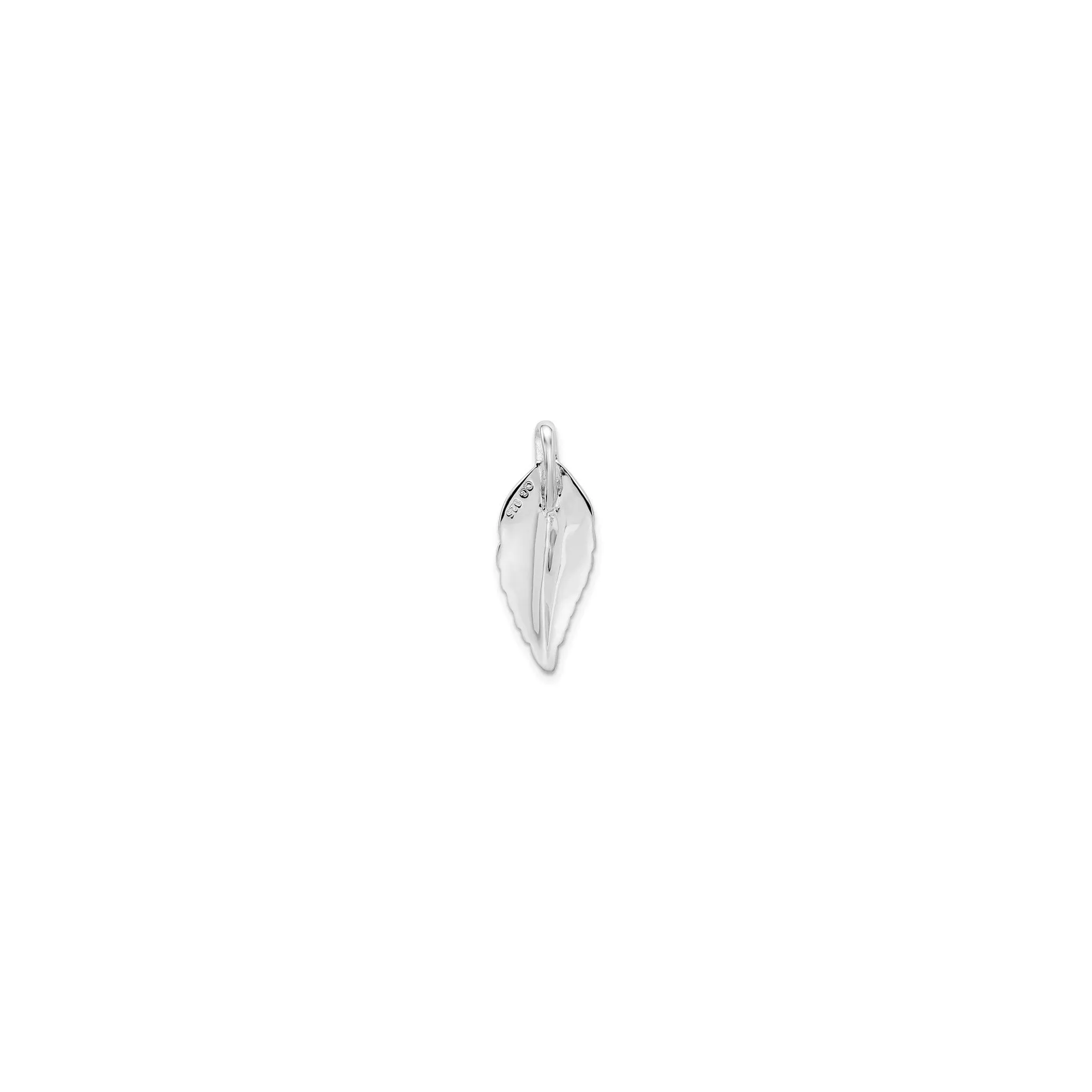 Silver Leaf Charm