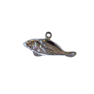 Silver Manatee Pendant