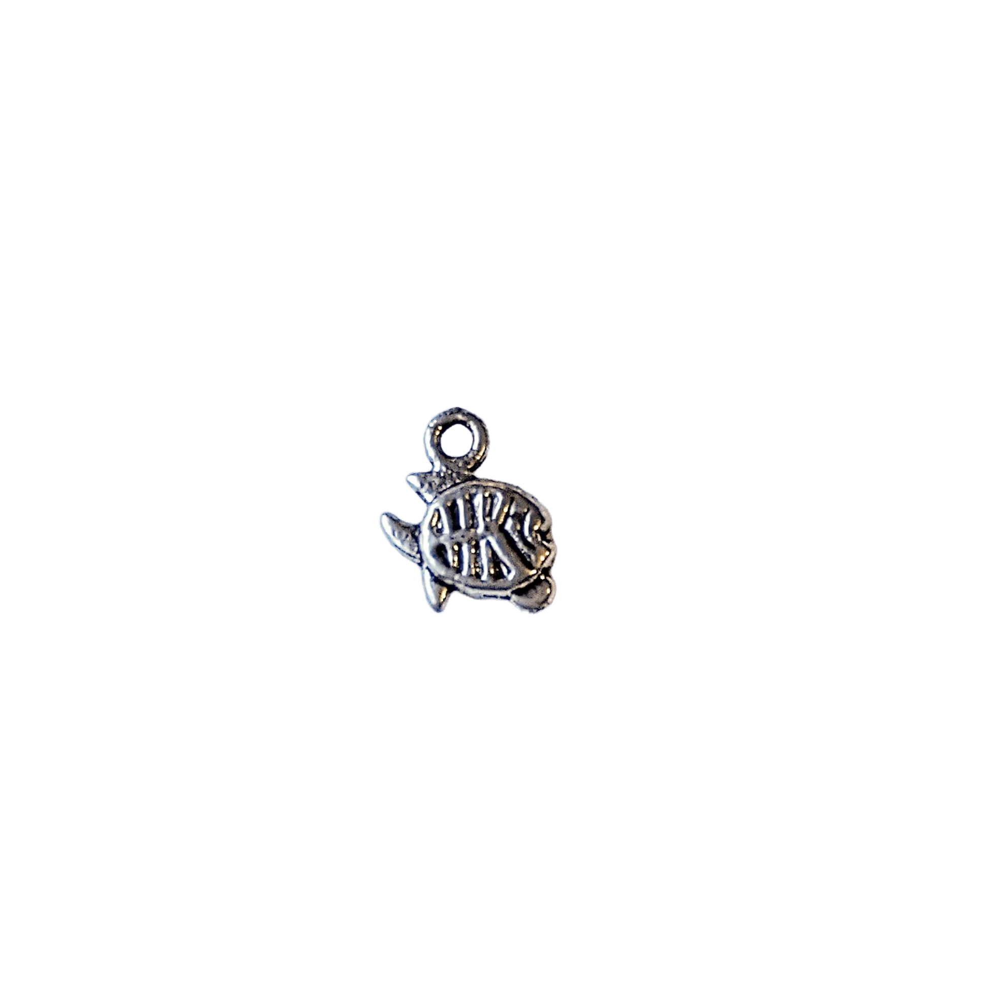Silver Tiny Piranha Fish Charm
