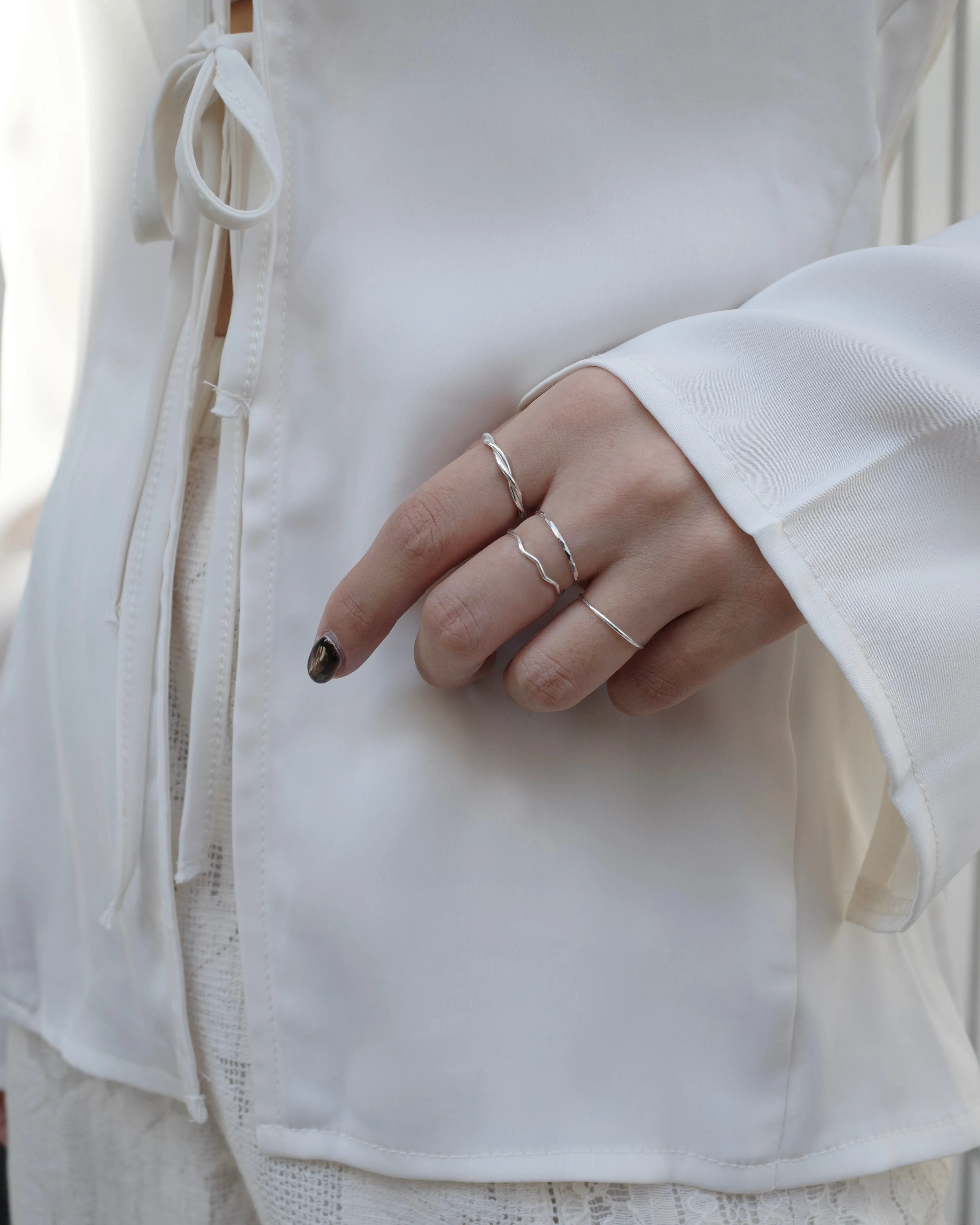 simple cut ring (silver925)