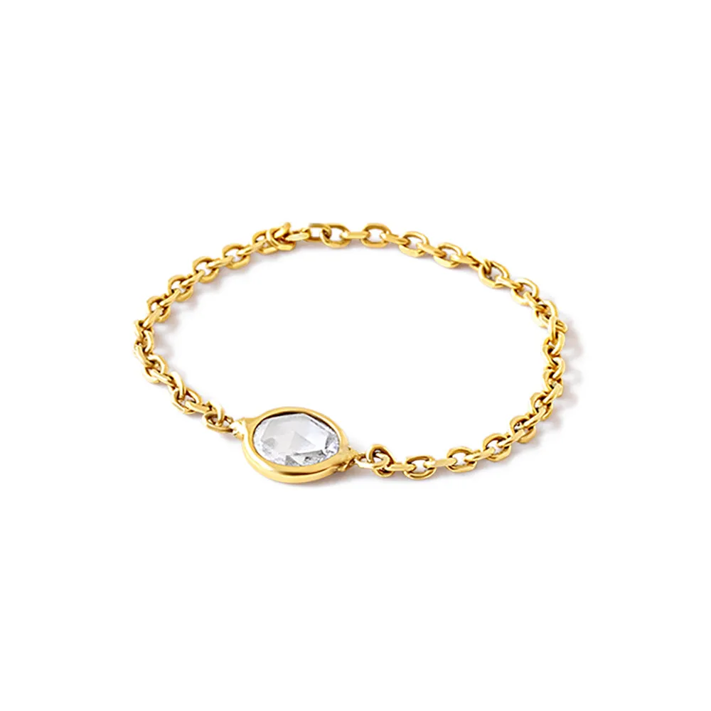 simple diamond chain ring