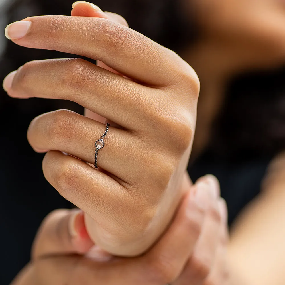 simple diamond chain ring