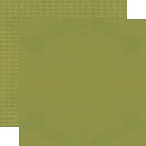 Simple Stories - Color Vibe - Bolds - 12x12 Single Sheet - Olive
