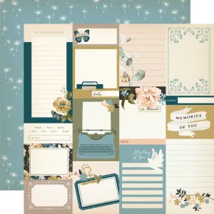 Simple Stories - Remember - 12x12 Single Sheet - Journal Elements