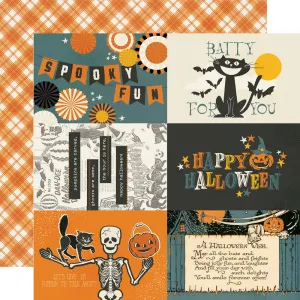 Simple Stories - Scary Stories - 12x12 Single Sheet -4x6 Elements