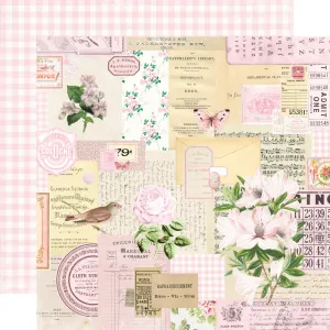 Simple Stories - Simple Vintage Essentials Color Palette - 12x12 Single Sheet - Blush Collage