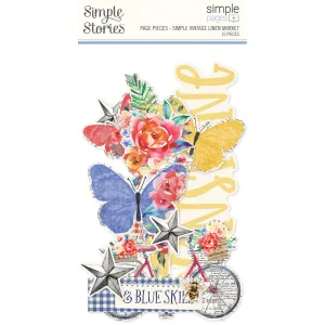 Simple Stories - Simple Vintage Linen Market - Simple Pages Page Pieces