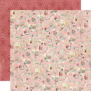 Simple Stories - Simple Vintage Love Story - 12x12 Single Sheet - My Heart