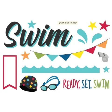 Simple Stories - Swim - Simple Pages Page Pieces