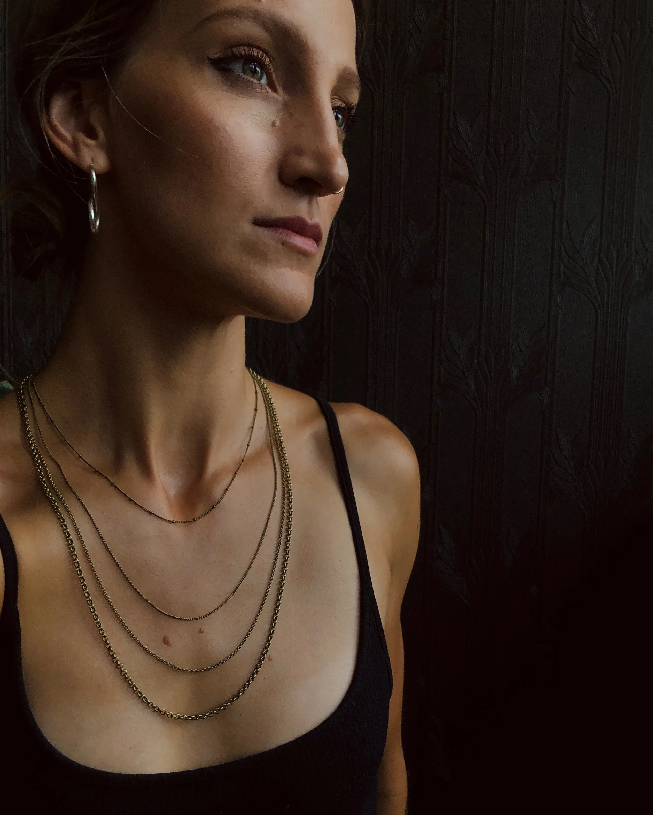 Single Brass Chain