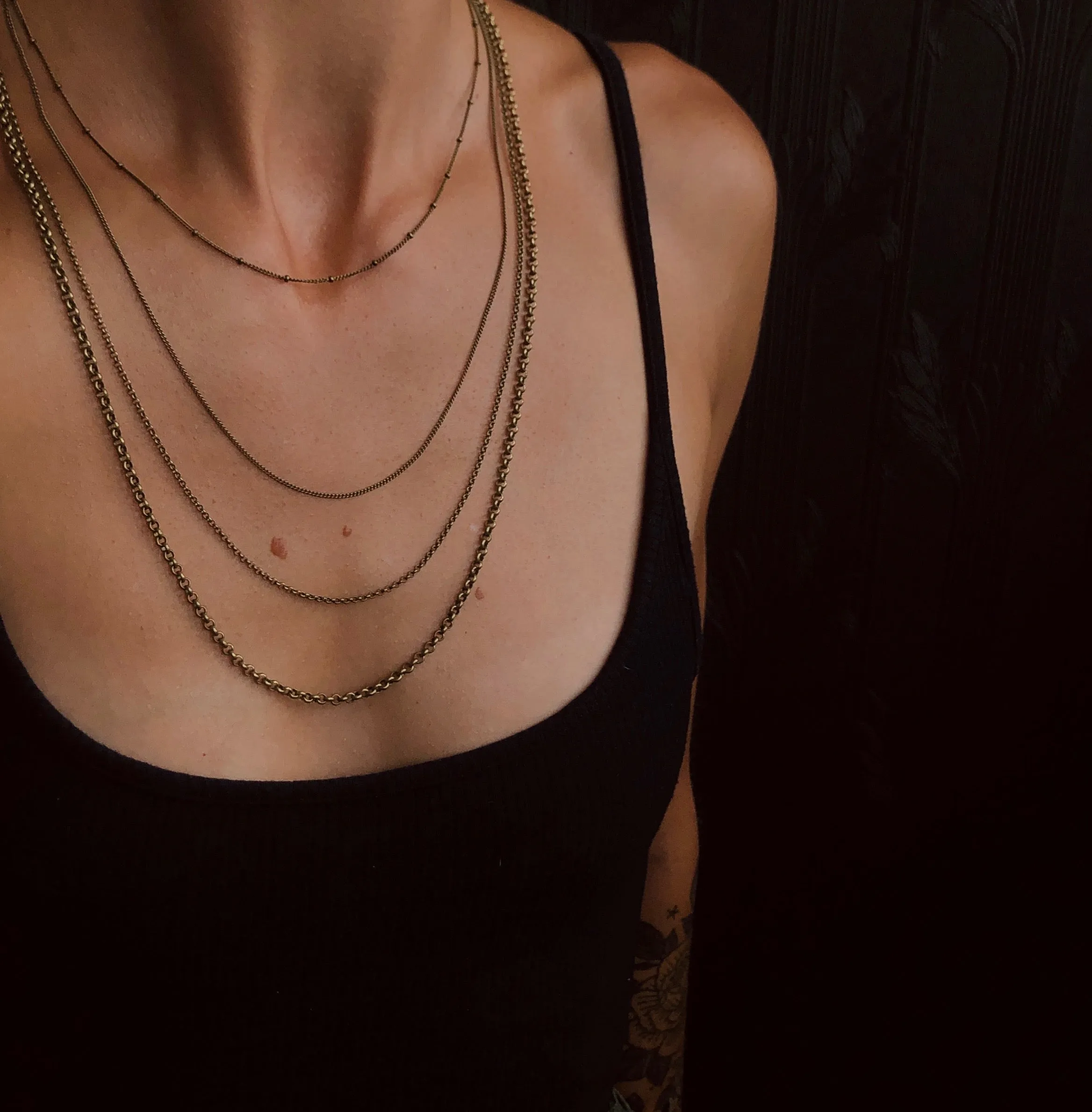 Single Brass Chain
