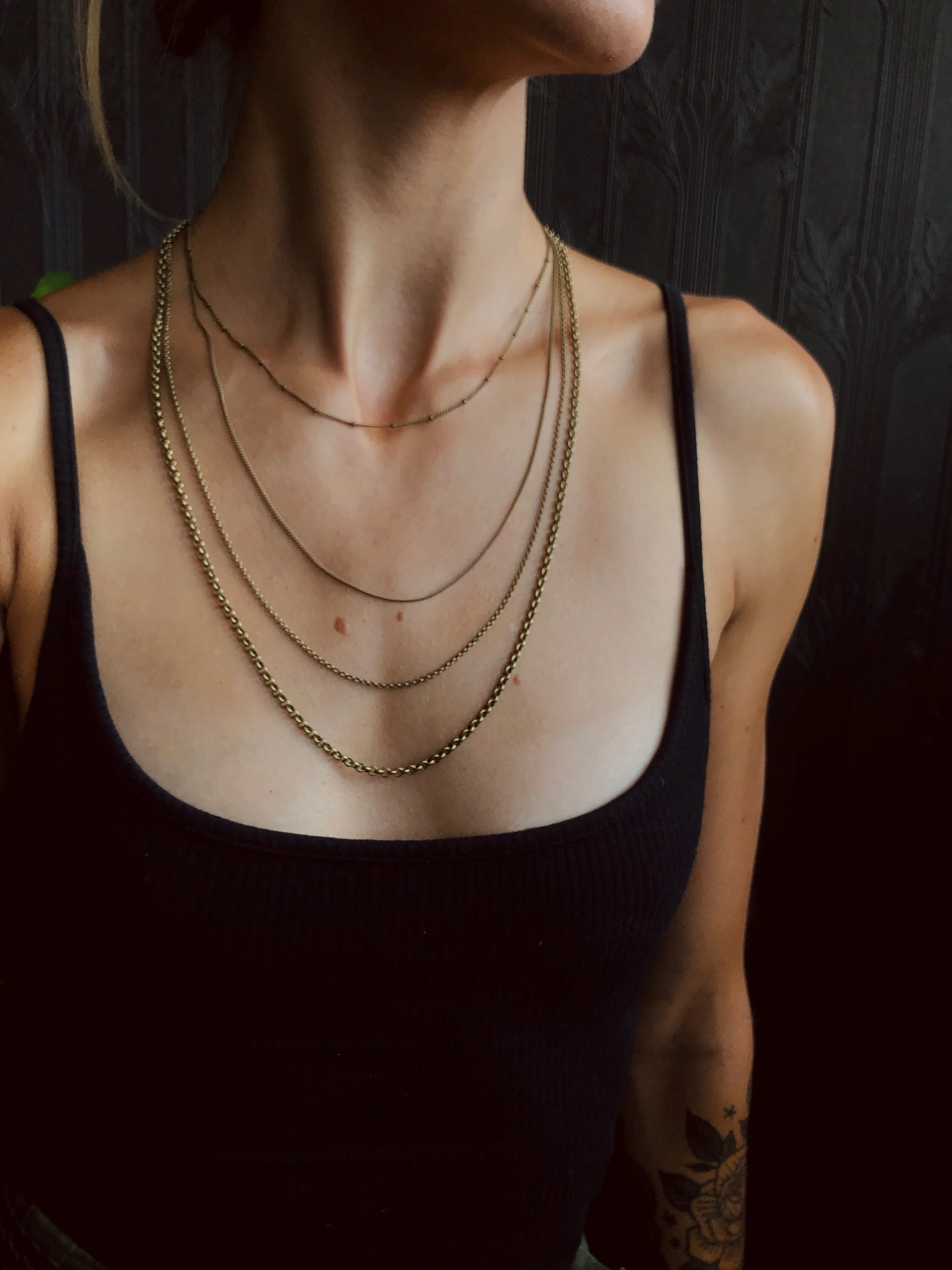 Single Brass Chain