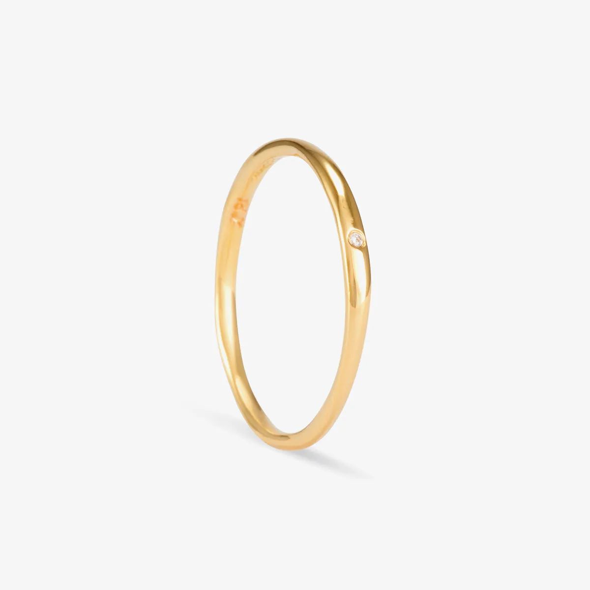 Single Diamond Band | R0201W