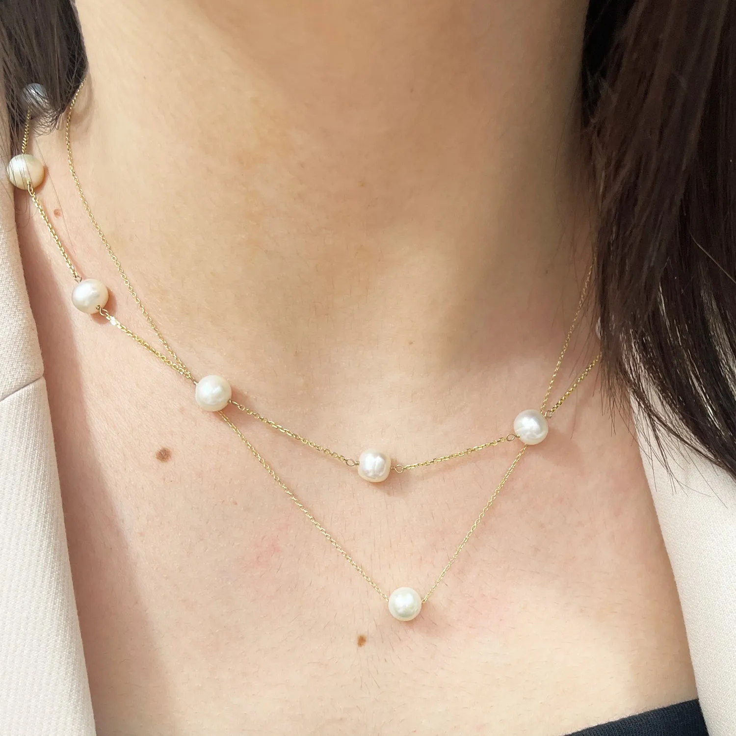 Single Pearl Necklace