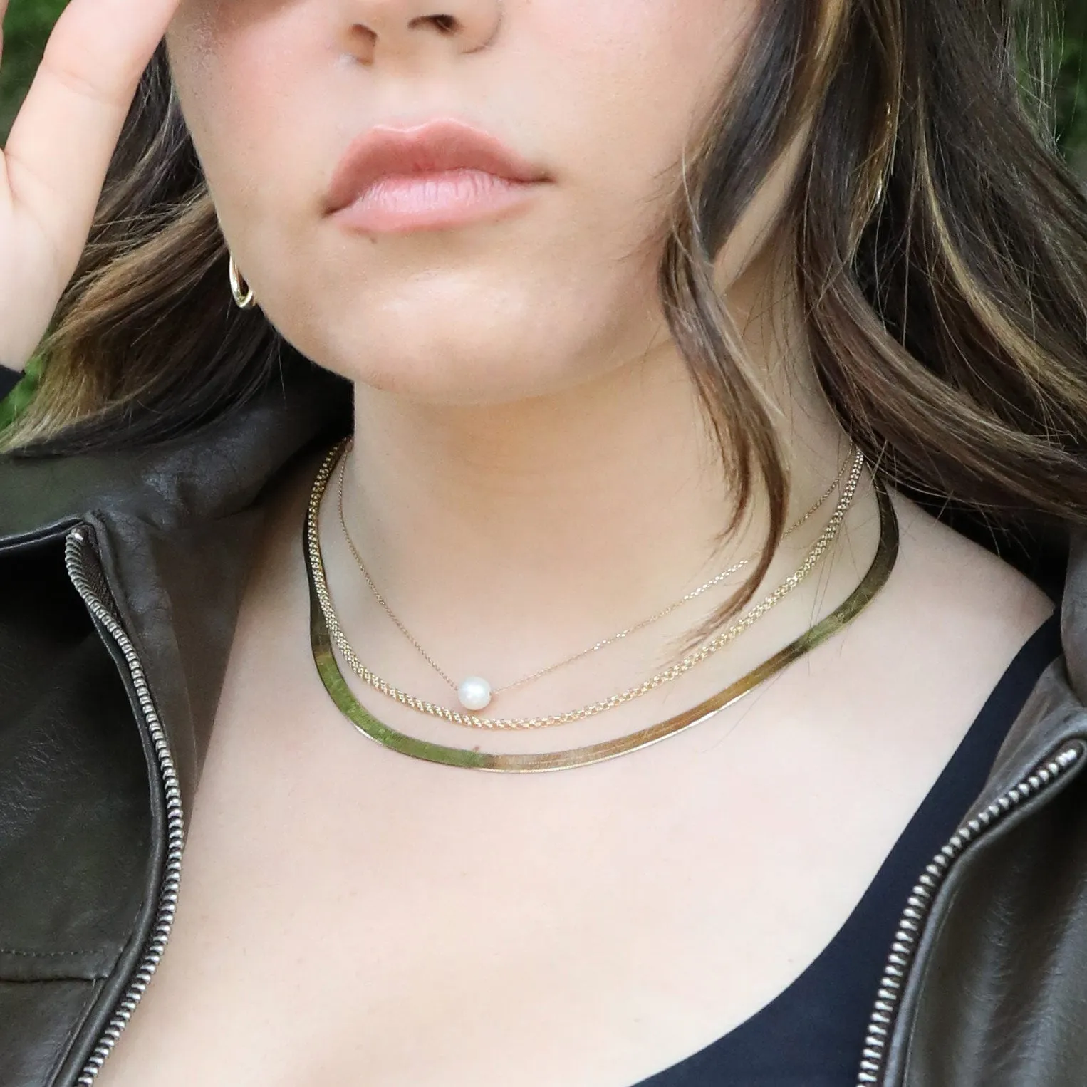 Single Pearl Necklace