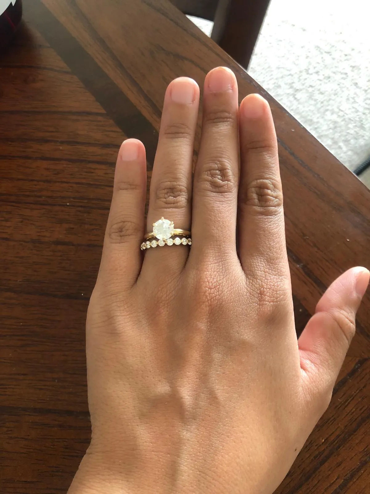 Single Prong Diamond Eternity Band