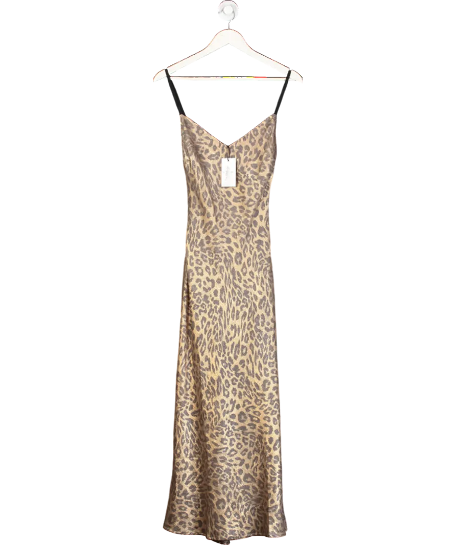 SLA the label Brown Leo Maxi Dress UK XS