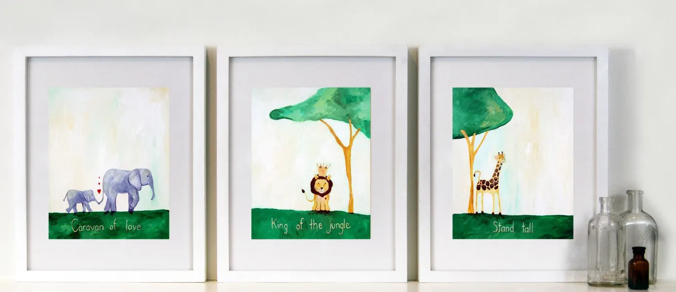 Stand Tall  - Nursery Quote Art