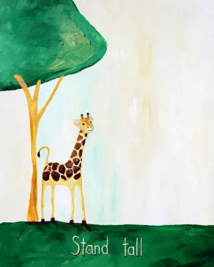 Stand Tall  - Nursery Quote Art