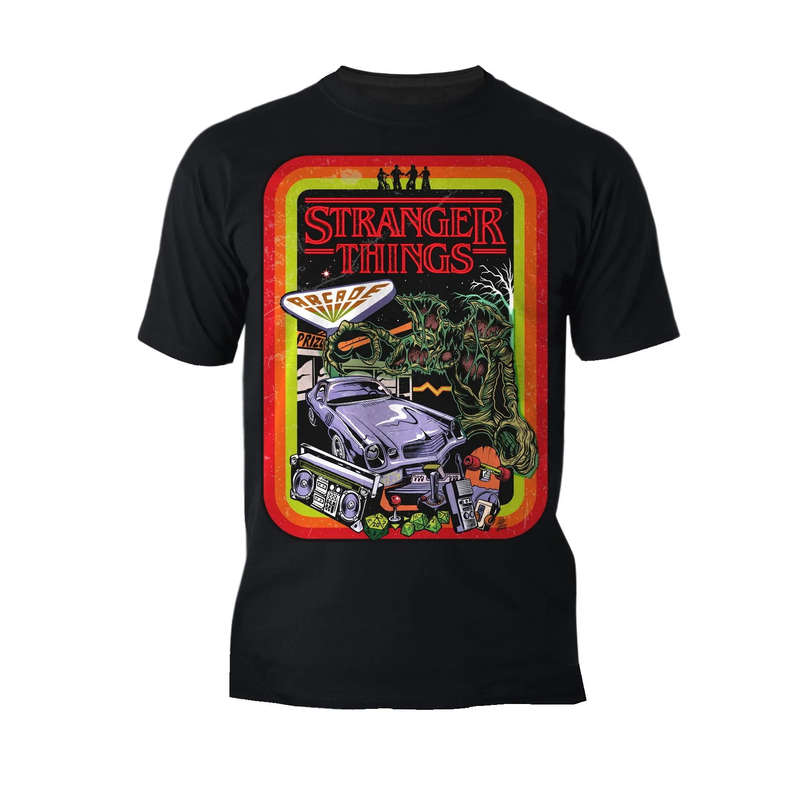 Stranger Things Comic Promo Palace Arcade Men's T-Shirt