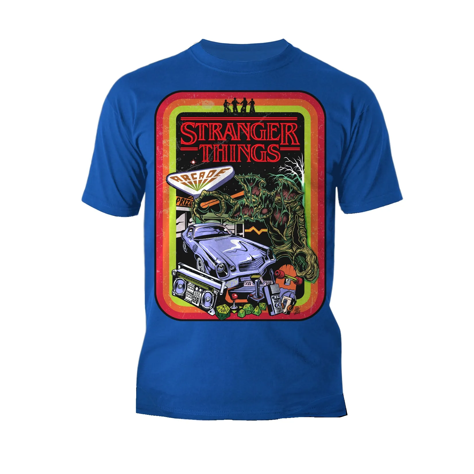 Stranger Things Comic Promo Palace Arcade Men's T-Shirt